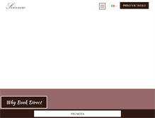 Tablet Screenshot of albergoristorantesvizzero.com